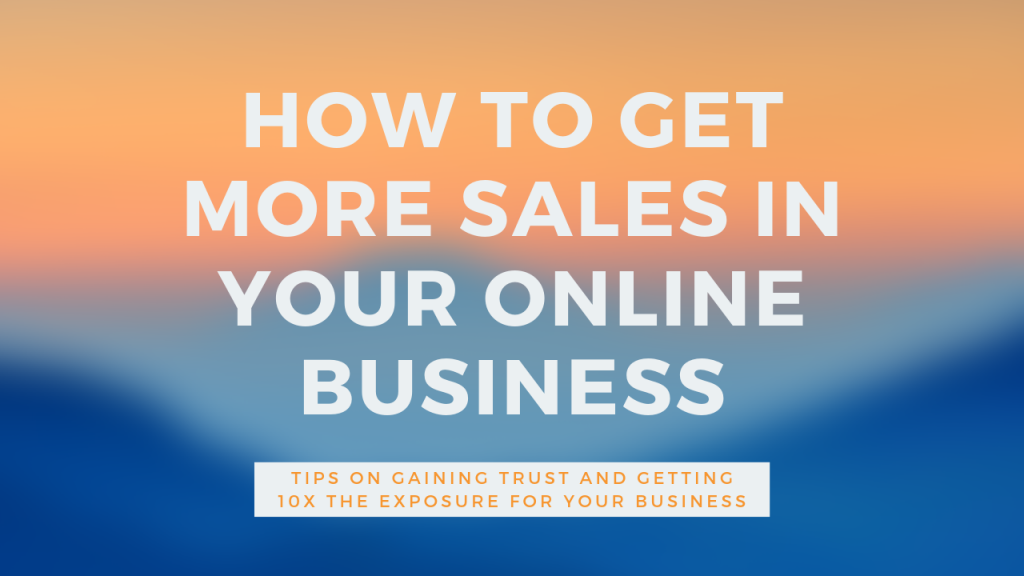 how to get more sales